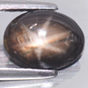 3.13 Ct. Oval Cabochon Natural Black Star Sapphire 6 Rays