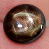 Black Star Sapphire 6 Rays 4.03 Ct. Oval Cabochon 10.7 x 9.8 Mm Natural Gemstone