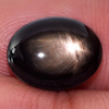 Black Star Sapphire 6 Rays 4.80 Ct. Oval Cabochon Natural Gemstone Thailand Black Star Sapphire 6 Rays 4.80 Ct. Oval Cabochon Natural Gemstone Thailand