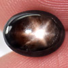 1.97 Ct. Oval Cab Natural Black Star Sapphire 6 Rays