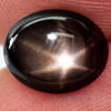 2.04 Ct. Oval Cab Natural Black Star Sapphire 6 Rays