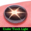 Black Star Sapphire 6 Rays 4.54 Ct. Oval Cabochon 9.8 x 7.6 Mm. Natural Gemstone