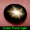 2.03 Ct. Oval Cab Natural Black Star Sapphire 6 Rays