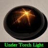 4.14 Ct. Oval Cab Natural Black Star Sapphire 6 Rays