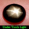 2.85 Ct. Oval Cab Natural Black Star Sapphire 6 Rays