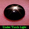 2.06 Ct. Oval Cab Natural Black Star Sapphire 6 Rays