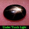 Oval Cab 2.36 Ct. Natural Black Star Sapphire 6 Rays