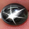 2.04 Ct. Oval Cab Natural Black Star Sapphire 6 Rays