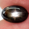 2.16 Ct. Oval Cab Natural Black Star Sapphire 6 Rays