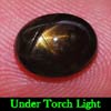 2.45 Ct. Oval Cab Natural Black Star Sapphire 6 Rays