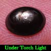 1.83 Ct. Oval Cab Natural Black Star Sapphire 6 Rays
