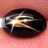 1.24 Ct. Oval Cab Natural Black Star Sapphire 6 Rays