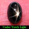 2.20 Ct. Oval Cab Natural Black Star Sapphire 6 Rays