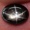 2.06 Ct. Oval Cab Natural Black Star Sapphire 6 Rays
