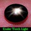 Oval Cab 2.39 Ct. Natural Black Star Sapphire 6 Rays
