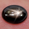 1.80 Ct. Oval Cab Natural Black Star Sapphire 6 Rays