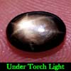 Oval Cab 2.08 Ct. Natural Black Star Sapphire 6 Rays
