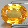 Yellow Sapphire 2.14 Ct. Oval 9.2 x 7.1 x 3.6 Mm. Natural Gemstone Tanzania