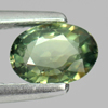 0.88 Ct. Natural Green Songea Sapphire Oval Shape Gemstone From Tanzania
