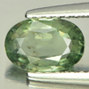 0.96 Ct. Oval Natural Green Songea Sapphire Tanzania