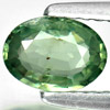 0.72 Ct. Oval Shape Natural Gem Green Songea Sapphire