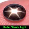 2.27 Ct. Oval Cab Natural Black Star Sapphire 6 Rays