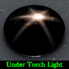 2.23 Ct. Oval Cab Natural Black Star Sapphire 6 Rays