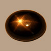 2.24 Ct. Oval Cab Natural Black Star Sapphire 6 Rays