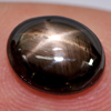 Black Star Sapphire 6 Rays 4.23 Ct. Oval Cabochon 9.8 x 7.5 Mm Natural Gemstone