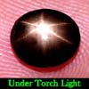 1.68 Ct. Oval Cab Natural Black Star Sapphire 6 Rays