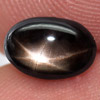 1.86 Ct. Oval Cab Natural Black Star Sapphire 6 Rays