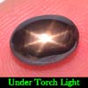 2.17 Ct. Oval Cab Natural Black Star Sapphire 6 Rays