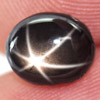 2.12 Ct. Oval Cab Natural Black Star Sapphire 6 Rays