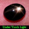 2.38 Ct. Oval Cab Natural Black Star Sapphire 6 Rays