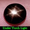 2.97 Ct. Oval Cab Natural Black Star Sapphire 6 Rays