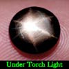 2.38 Ct. Oval Cab Natural Black Star Sapphire 6 Rays