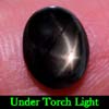 2.45 Ct. Oval Cab Natural Black Star Sapphire 6 Rays 2.45 Ct. Oval Cab Natural Black Star Sapphire 6 Rays