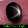 2.24 Ct. Oval Cab Natural Black Star Sapphire 6 Rays 2.24 Ct. Oval Cab Natural Black Star Sapphire 6 Rays
