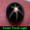 2.47 Ct. Oval Cab Natural Black Star Sapphire 6 Rays 2.47 Ct. Oval Cab Natural Black Star Sapphire 6 Rays