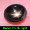 Sapphire Black Star 6 Rays 2.25 Ct. Oval Cabochon 7.7 x 6.2 Mm. Natural Gemstone Sapphire Black Star 6 Rays 2.25 Ct. Oval Cabochon 7.7 x 6.2 Mm. Natural Gemstone