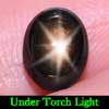 2.24 Ct. Oval Cab Natural Black Star Sapphire 6 Rays 2.24 Ct. Oval Cab Natural Black Star Sapphire 6 Rays