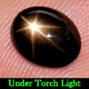 2.34 Ct. Oval Cab Natural Black Star Sapphire 6 Rays