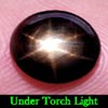 2.67 Ct. Oval Cab Natural Black Star Sapphire 6 Rays