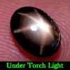 1.50 Ct. Oval Cab Natural Black Star Sapphire 6 Rays