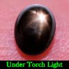1.52 Ct. Oval Cab Natural Black Star Sapphire 6 Rays