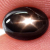 1.70 Ct. Oval Cab Natural Black Star Sapphire 6 Rays