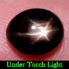 2.21 Ct. Oval Cab Natural Black Star Sapphire 6 Rays
