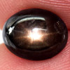 2.06 Ct. Oval Cab Natural Black Star Sapphire 6 Rays