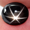 1.94 Ct. Oval Cab Natural Black Star Sapphire 6 Rays