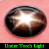 2.18 Ct. Oval Cab Natural Black Star Sapphire 6 Rays